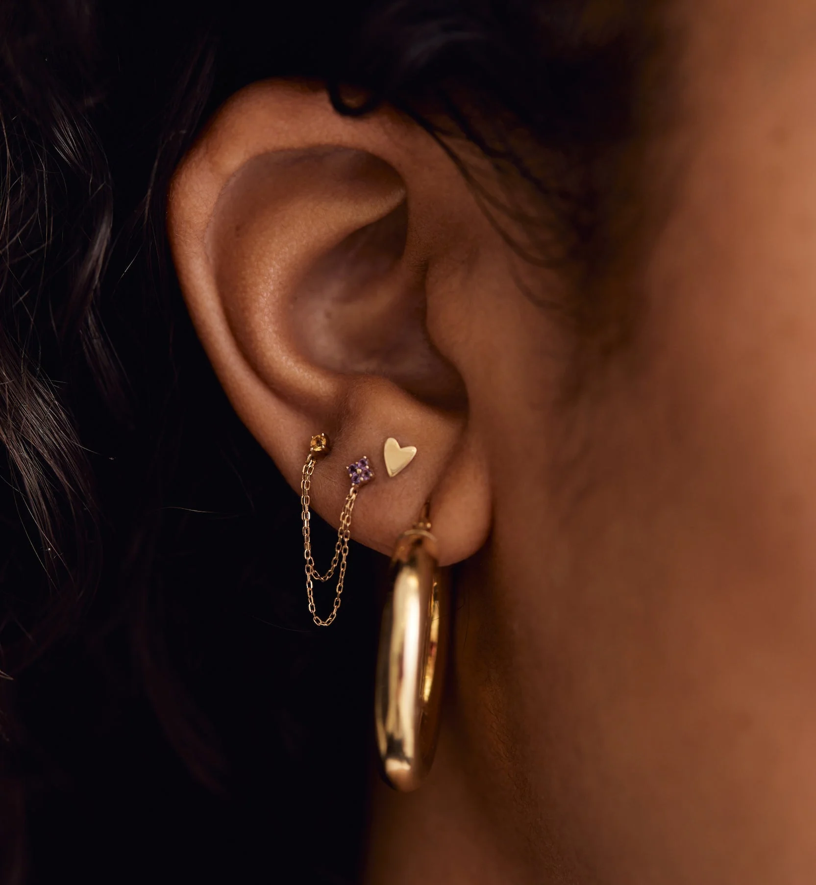 Distant Lover Piercing Front 14K - Image 4