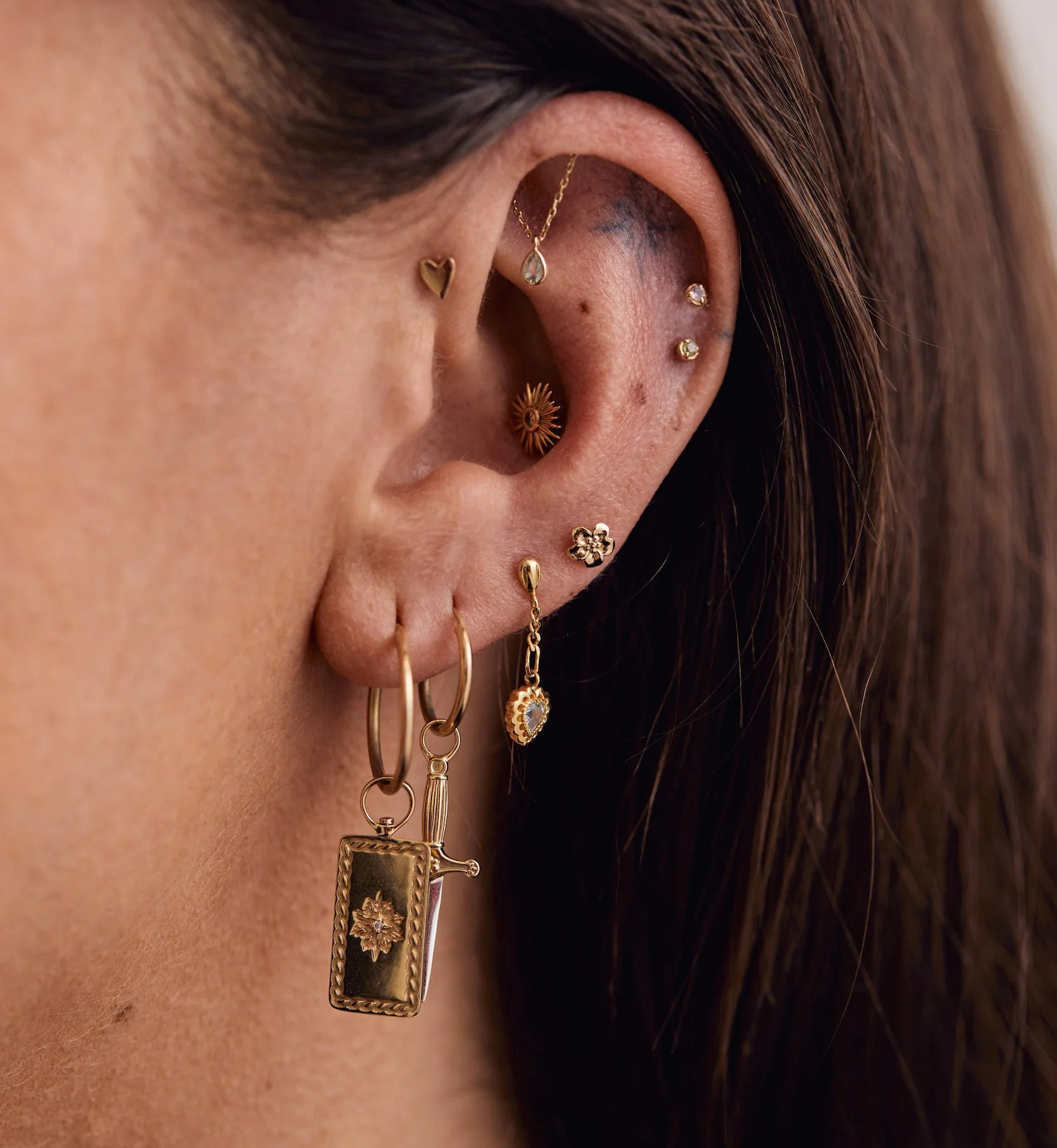 Distant Lover Piercing Front 14K - Image 5