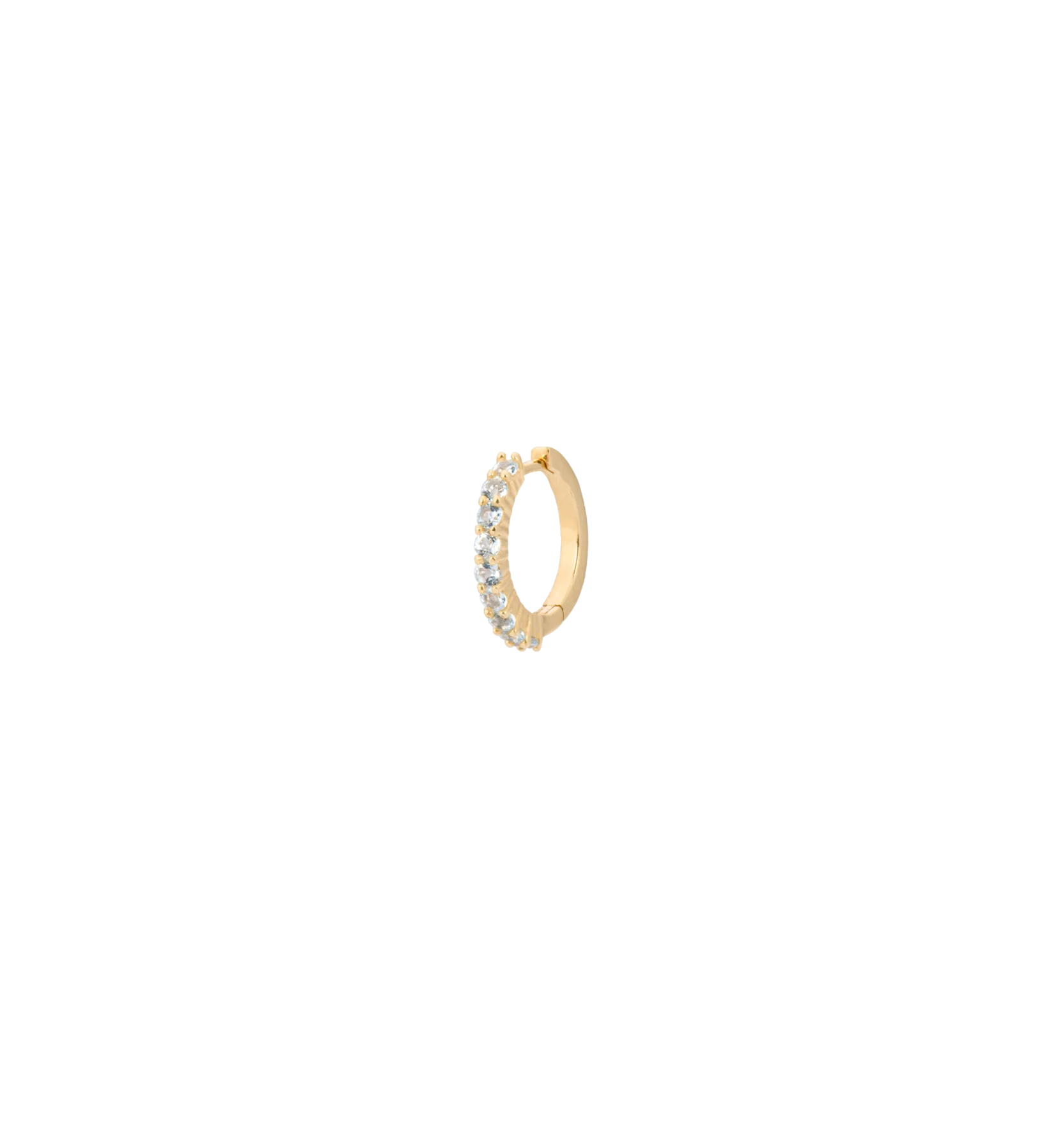 Single Birthstone Ring Earring 14K - Image 5