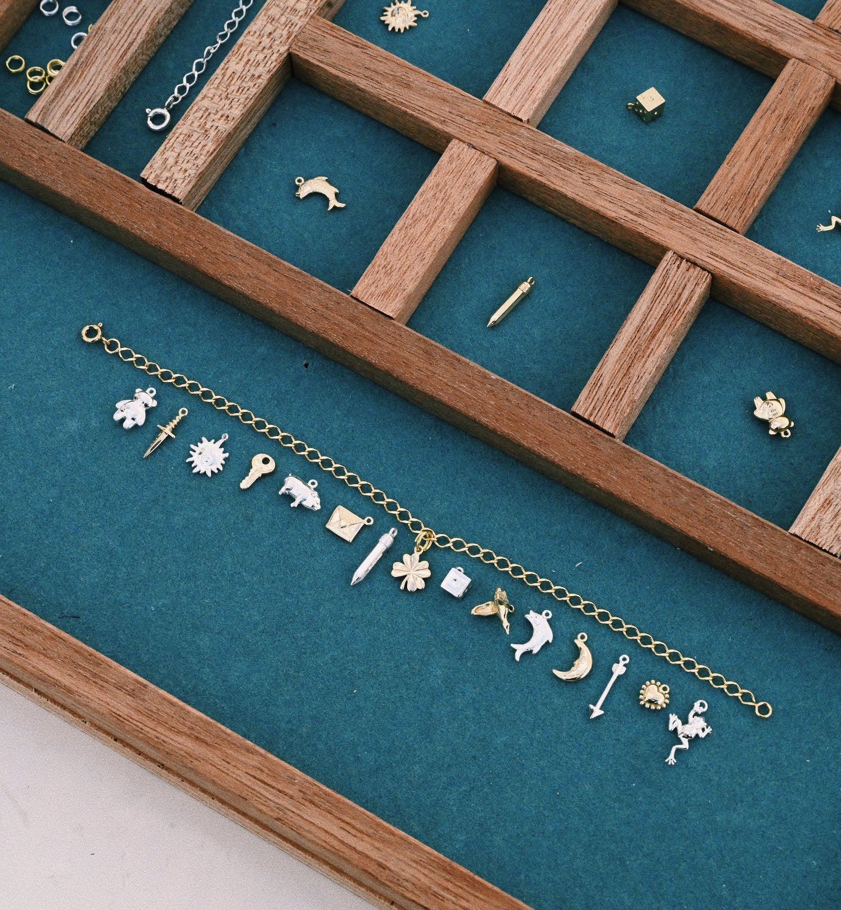 Tiny Gold Fish Charm - Image 5