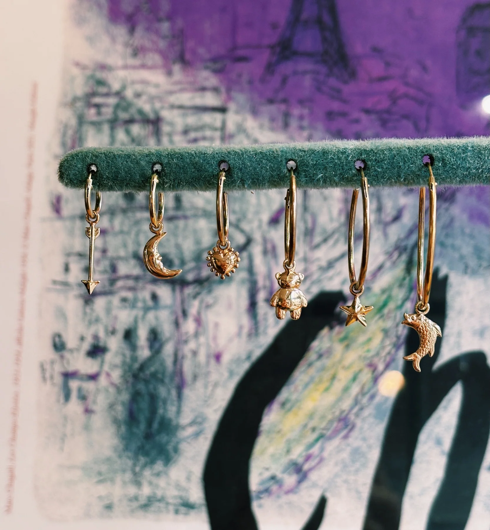 Tiny Gold Fish Charm - Image 8